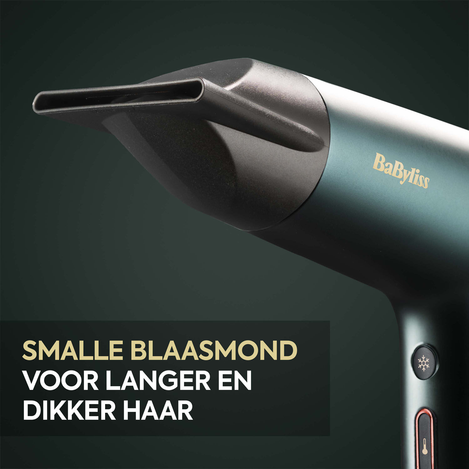 SMALLE BLAASMOND . VOOR LANGER EN DIKKER HAAR